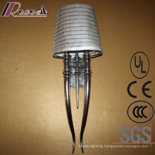 Antique Hotel Decorative Horn Shape Aluminium Shade Wall Lamp